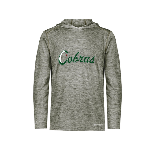 [FOLHCGGY-YS-LOGO2] Decker Youth Charge Hoodie (Youth S, Gray, Logo 2)