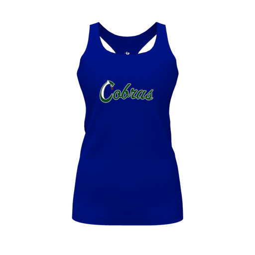 [FT0TRBRY-FYS-LOGO2] Decker Racerback Tank Top (Female Youth S, Royal, Logo 2)