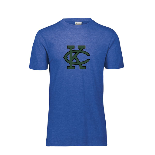 [FTSCUBNV-AS-LOGO1] Decker Men's Tri-Blend T-Shirt - Short Sleeve (Adult S, Navy, Logo 1)