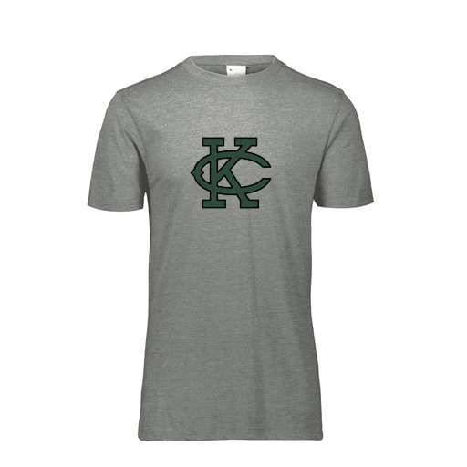 [FTSCUBGY-YS-LOGO1] Decker Youth Tri-Blend T-Shirt - Short Sleeve (Youth S, Gray, Logo 1)