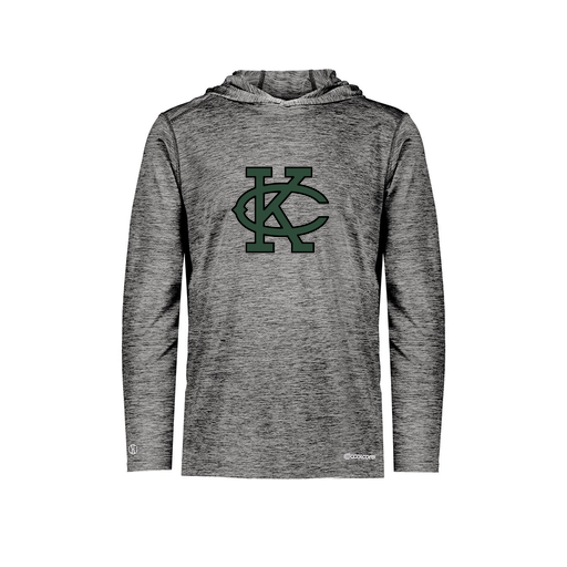 [FOLHCGBK-YS-LOGO1] Decker Youth Charge Hoodie (Youth S, Black, Logo 1)