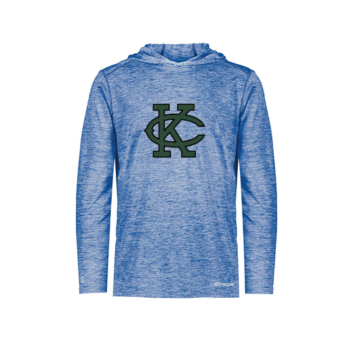 [FOLHCGRY-YS-LOGO1] Decker Youth Charge Hoodie (Youth S, Royal, Logo 1)