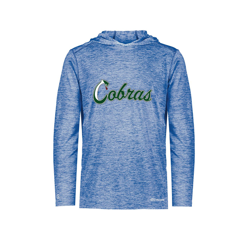 [FOLHCGRY-YS-LOGO2] Decker Youth Charge Hoodie (Youth S, Royal, Logo 2)